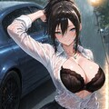 雨と車 2枚目