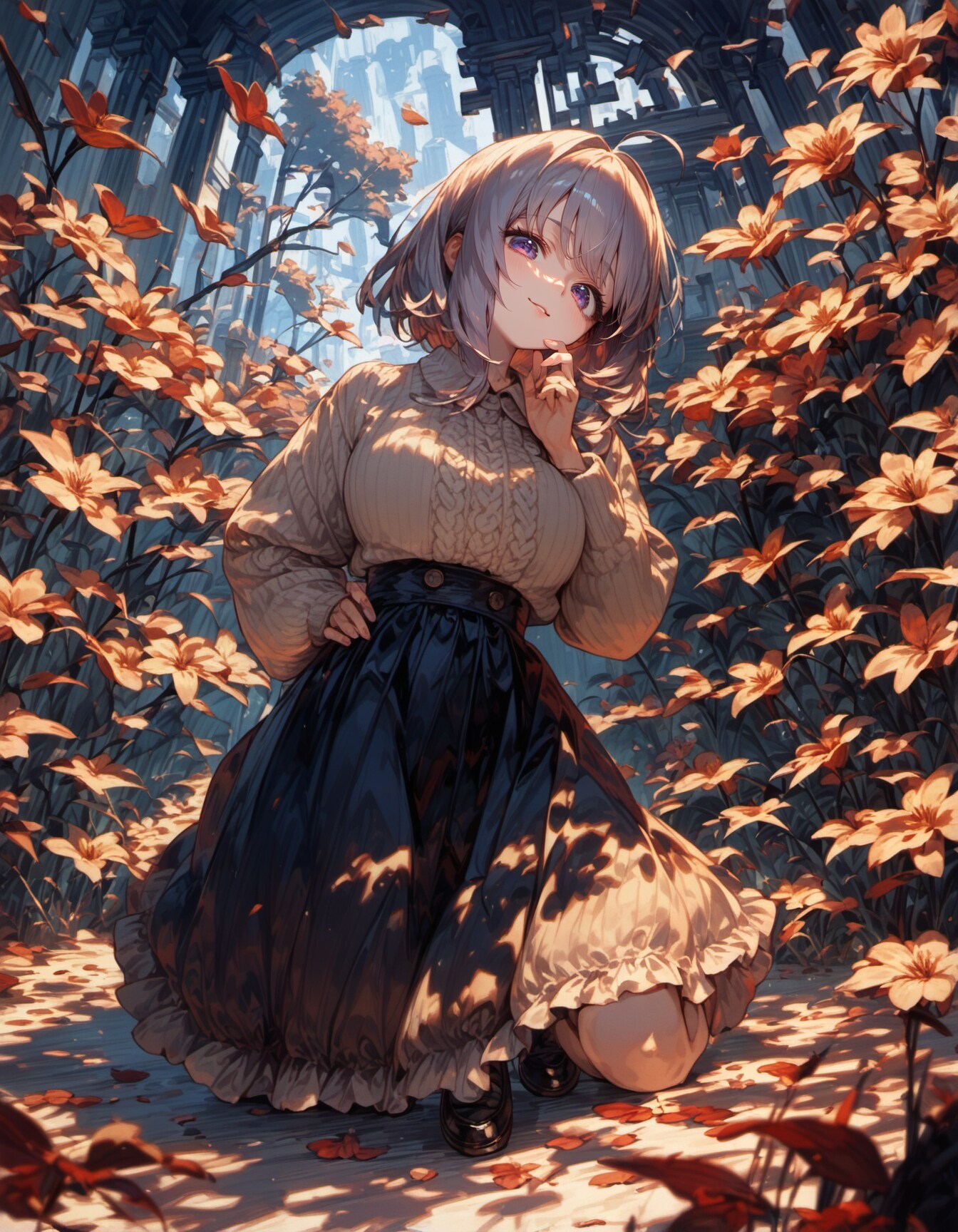 Autumn Flowerbed | の人気AIイラスト・グラビア