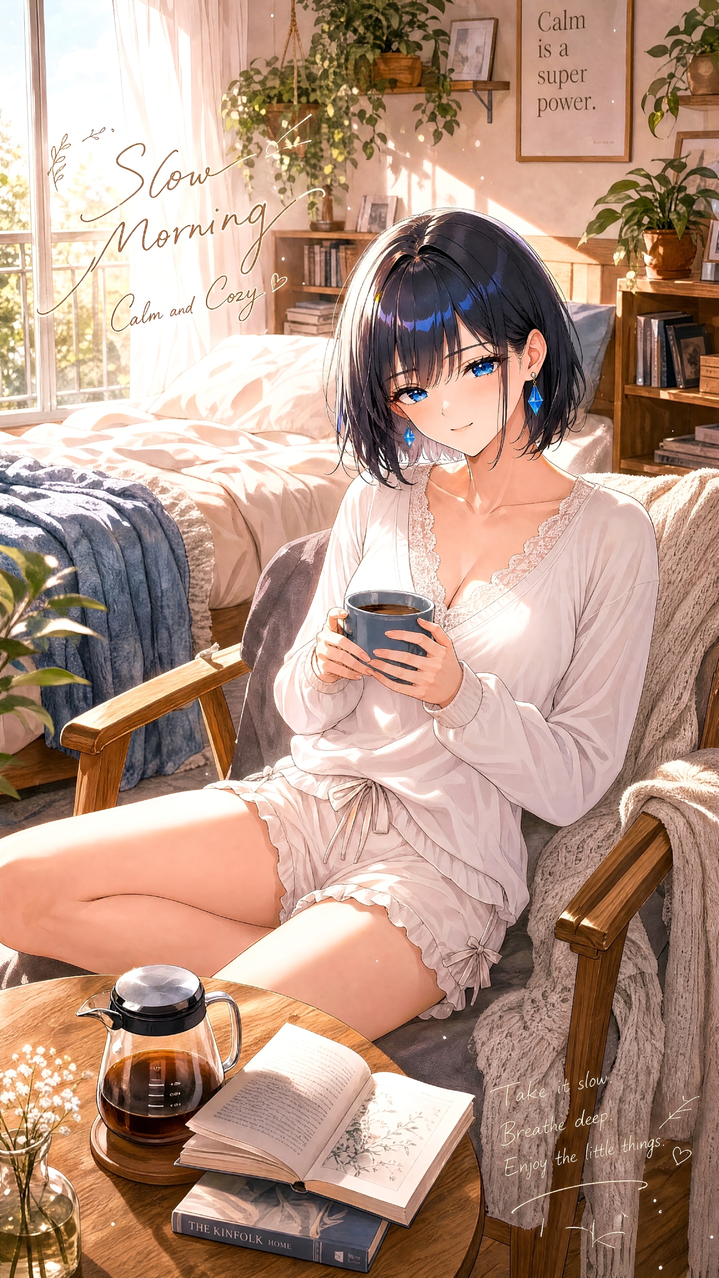 【如月 結月】#4_～ 休日の朝 ～ | の人気AIイラスト・グラビア