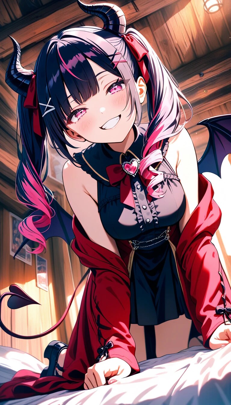 異世界DAYS.10『７回もがんばったね♡　あ、この角や尻尾？　実はサキュバスハーフなんだよぉ』＆『そういうわけで、ご馳走様♡　お先に帰るねぇ。ま・た・ね♪』ヒバナ（魔術士）