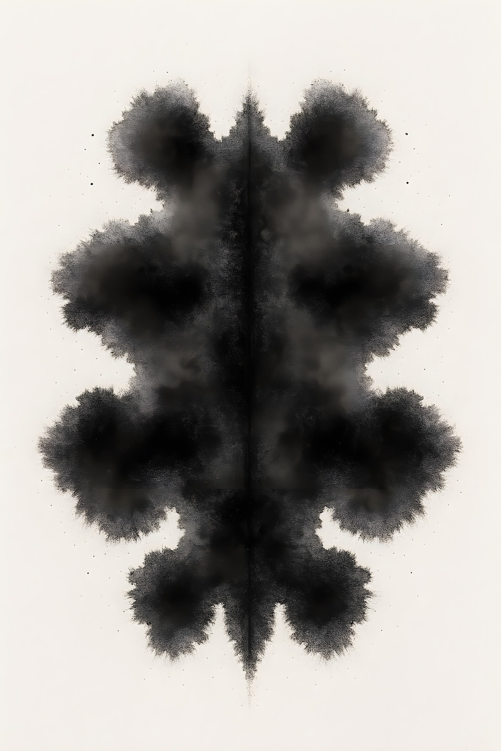 ロールシャッハテストの黒インク