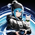スマイリーニット帽系女子 4枚目