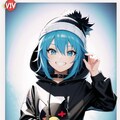 スマイリーニット帽系女子 2枚目