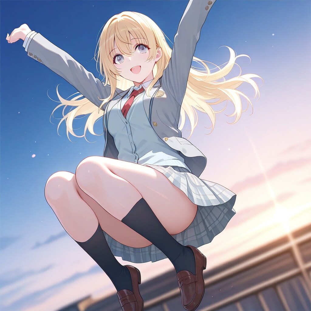 私達まだ１４だよ。思い切って飛び込もうよ、こうやって！