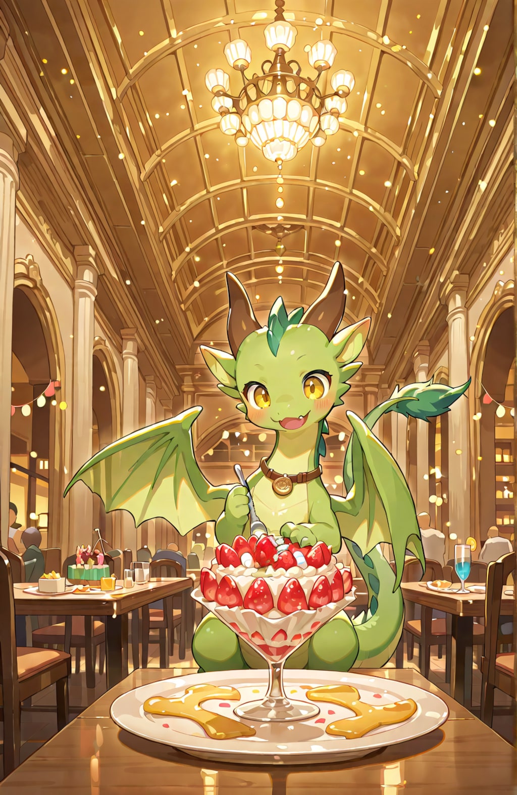 タキシード少女：パーティの準備 (でやんす)