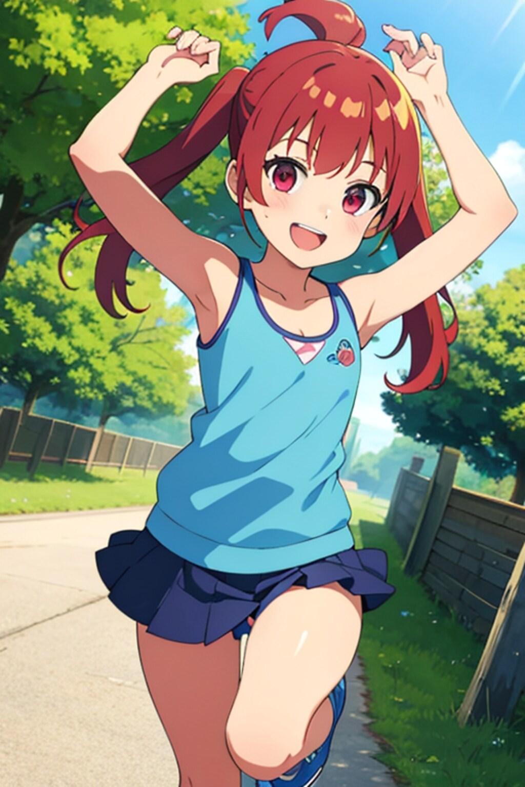 走る