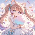 甘いお菓子と小さな女の子 4枚目