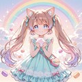 甘いお菓子と小さな女の子 3枚目