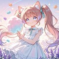 甘いお菓子と小さな女の子 2枚目