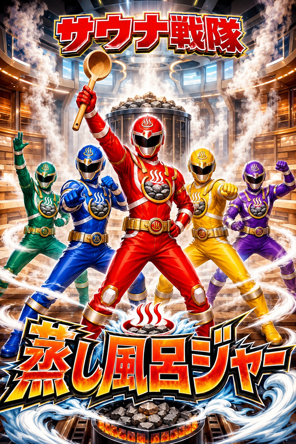 サウナ戦隊🔥蒸し風呂ジャー