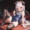 小悪魔VtuberのAI練習【まいちゃむの練習AI画像生成】 2枚目