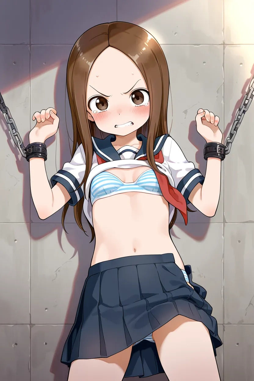 拘束されてオカズになる高木さん