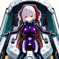 メカ(に乗る)娘の弊社キャラクター【けい あいな】 3枚目