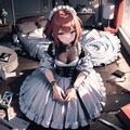 片付けのできないメイドさん 2枚目
