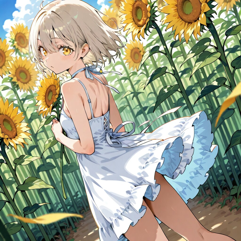 夏を運ぶ女の子