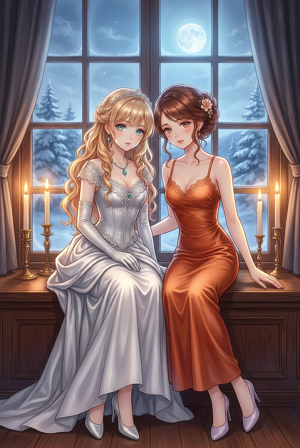 月光に囁く冬の約束