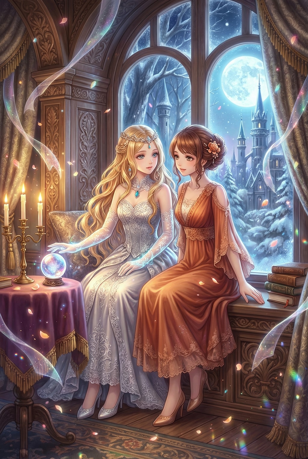 月光に囁く冬の約束