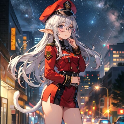 エルフさん、基地への帰り道がわからなくなる | の人気AIイラスト・グラビア