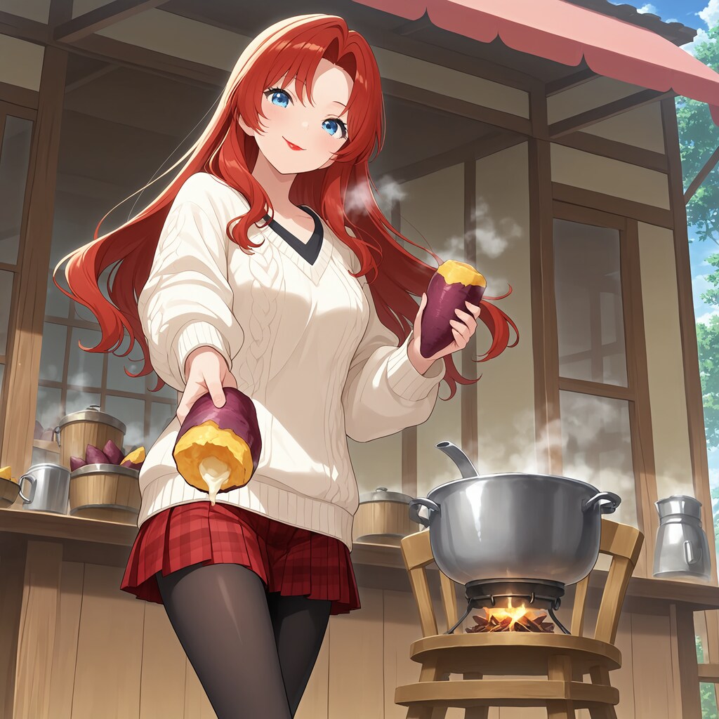 秋ですよ！ 焼き芋時間、ね？