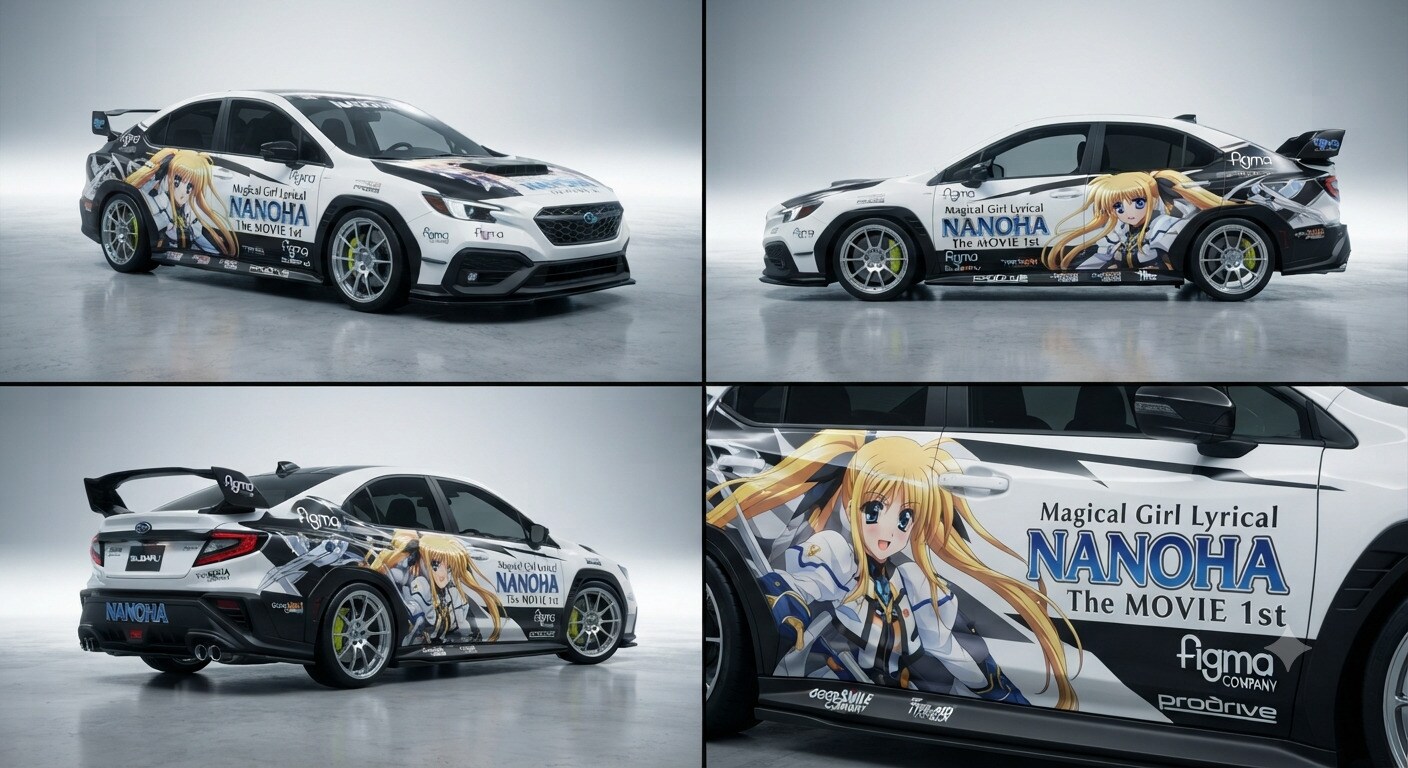 フェイトテスタロッサ痛車WRX | の人気AIイラスト・グラビア