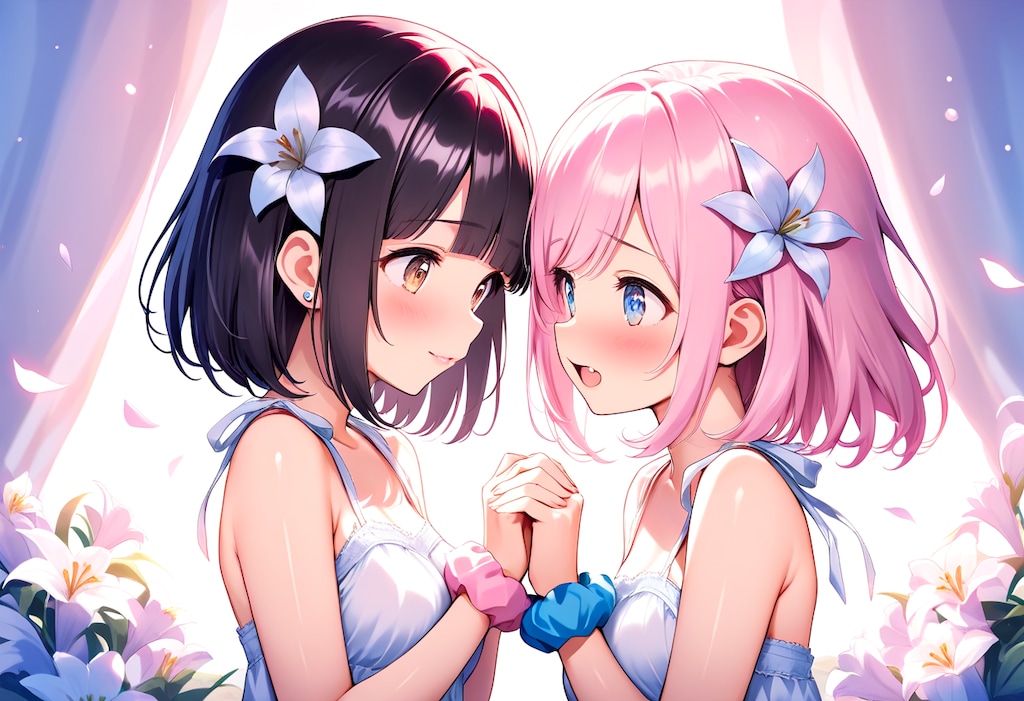 【紗那＆桜花】百合の花