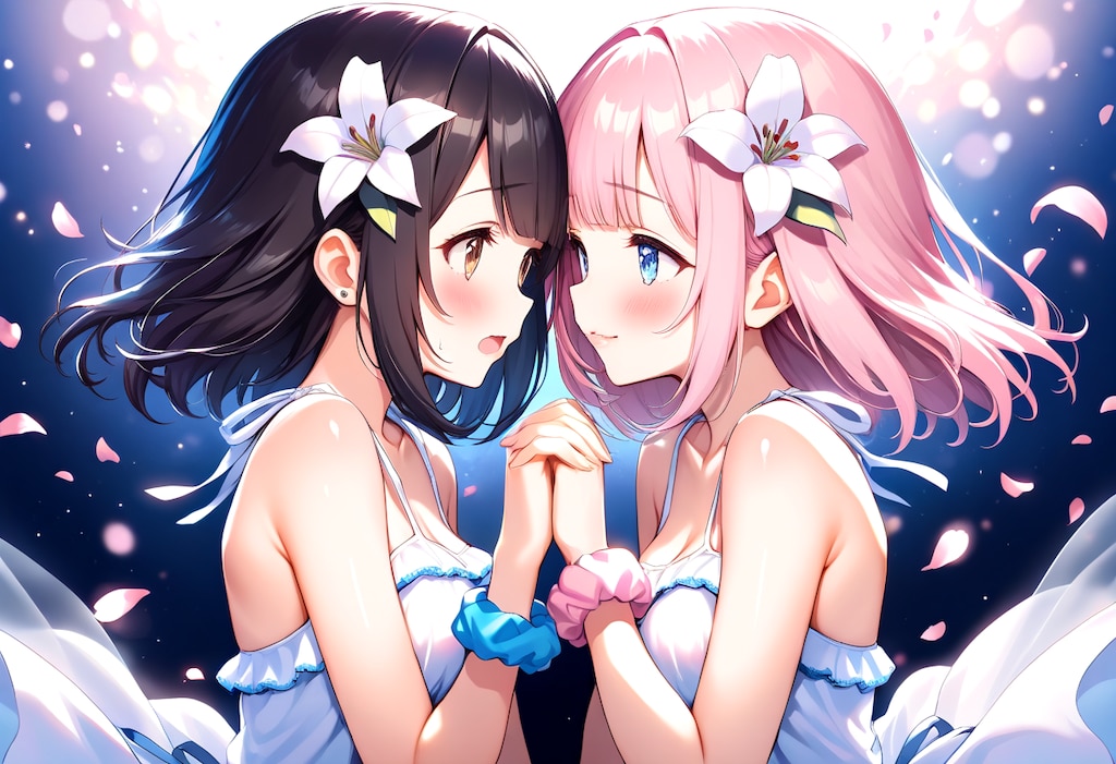 【紗那＆桜花】百合の花