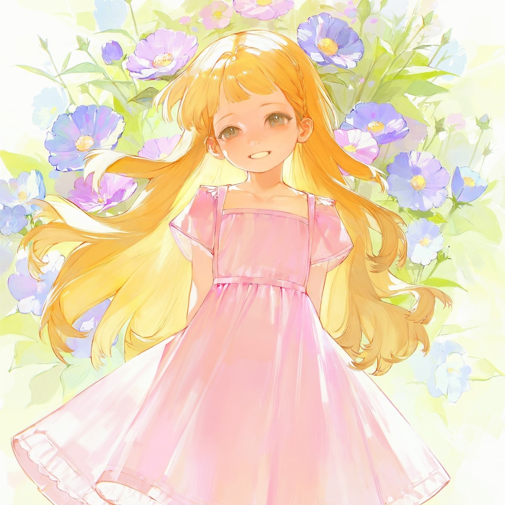 花と美少女