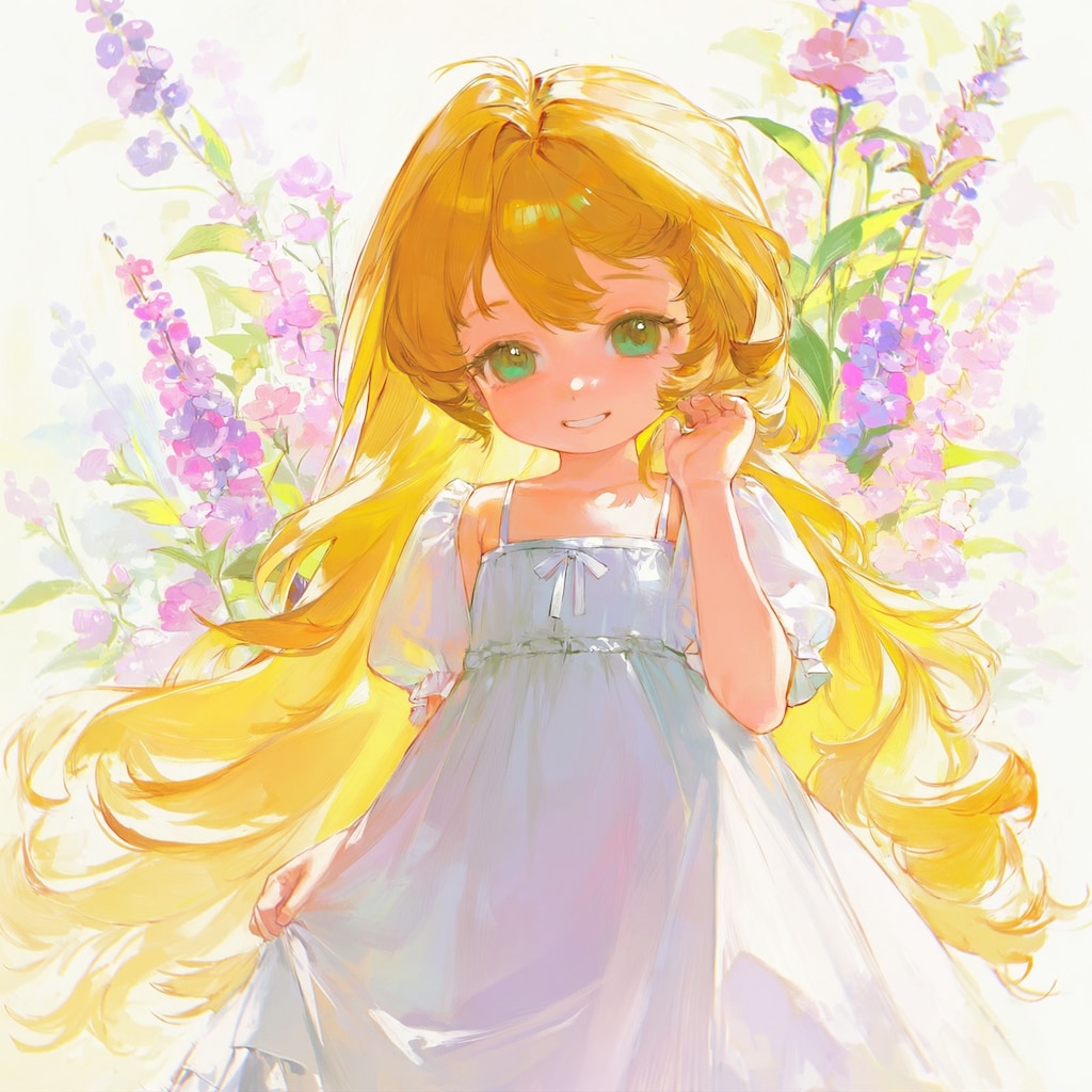花と美少女