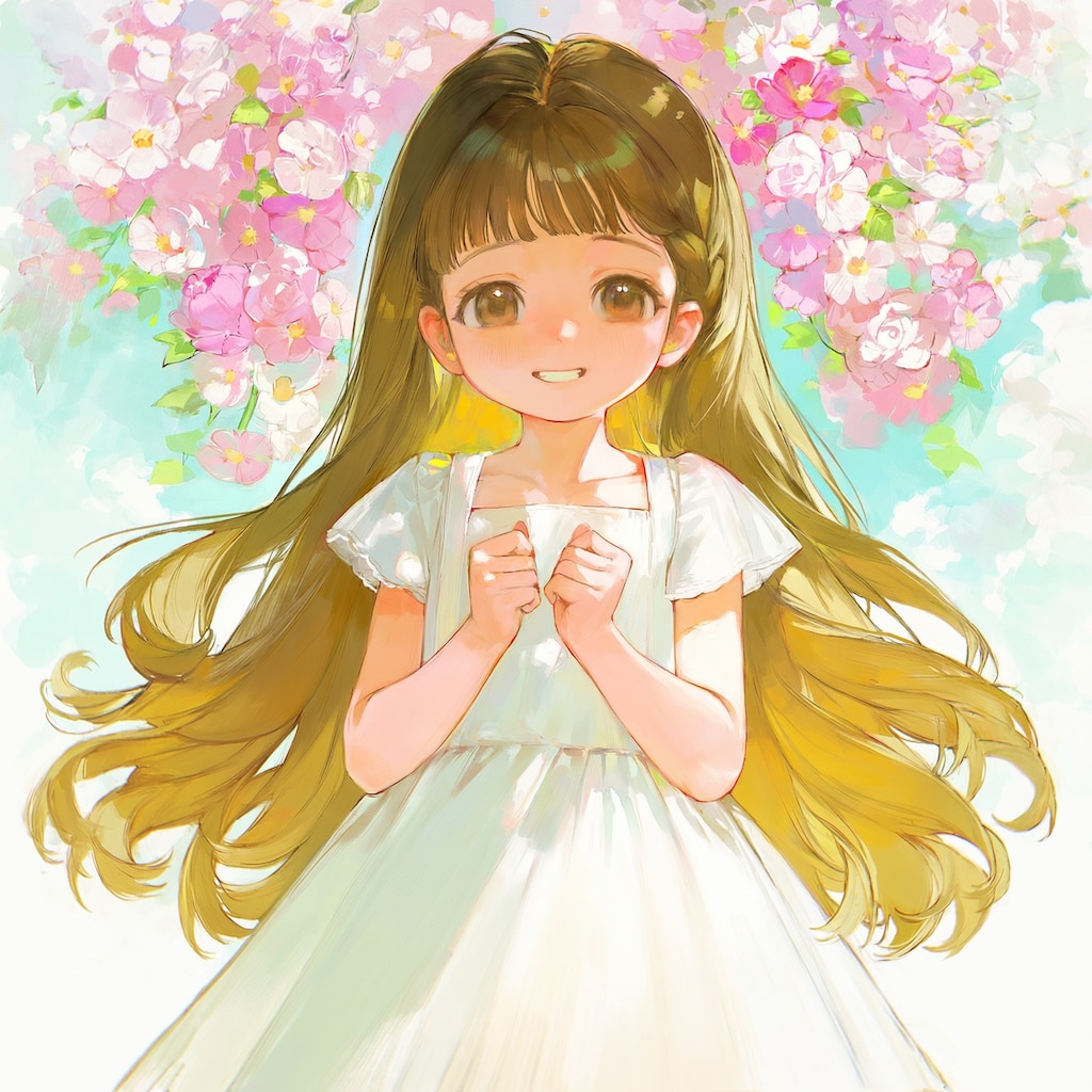 花と美少女