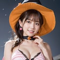 ハロウィンコスプレの女の子 2 3枚目