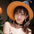 ハロウィンコスプレの女の子 2 9枚目
