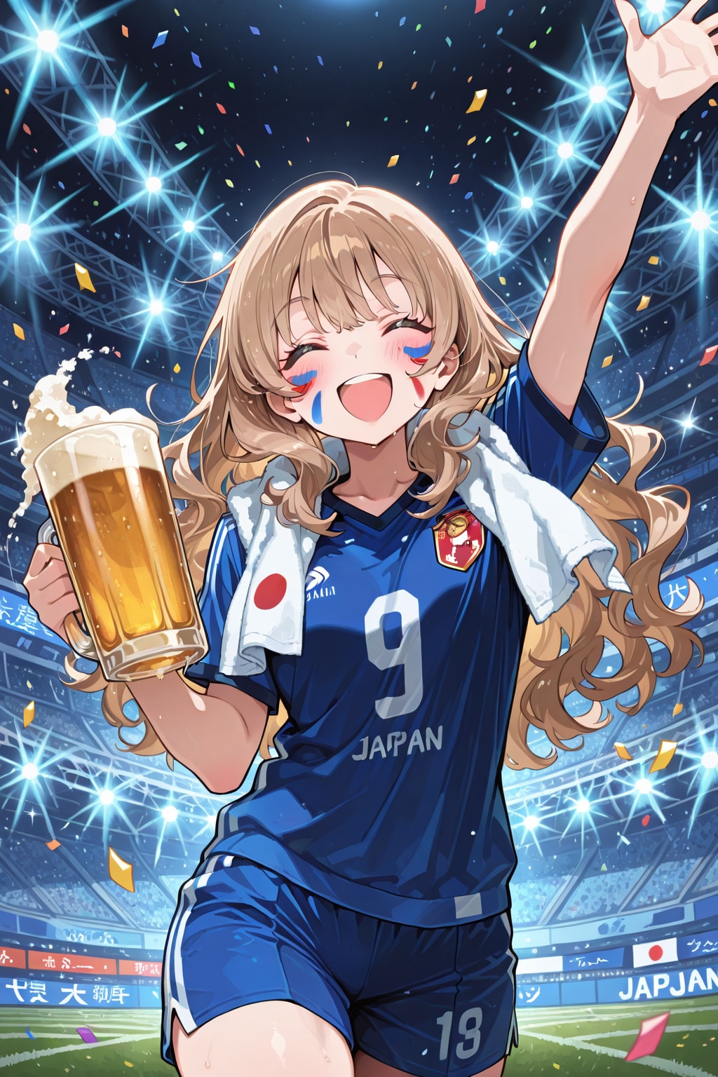 ギャルちゃんのサッカー観戦