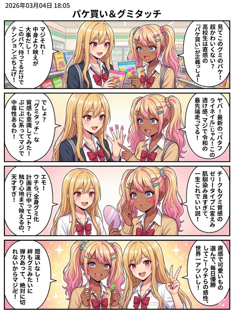 パケ買い＆グミタッチで優勝！ | の人気AIイラスト・グラビア