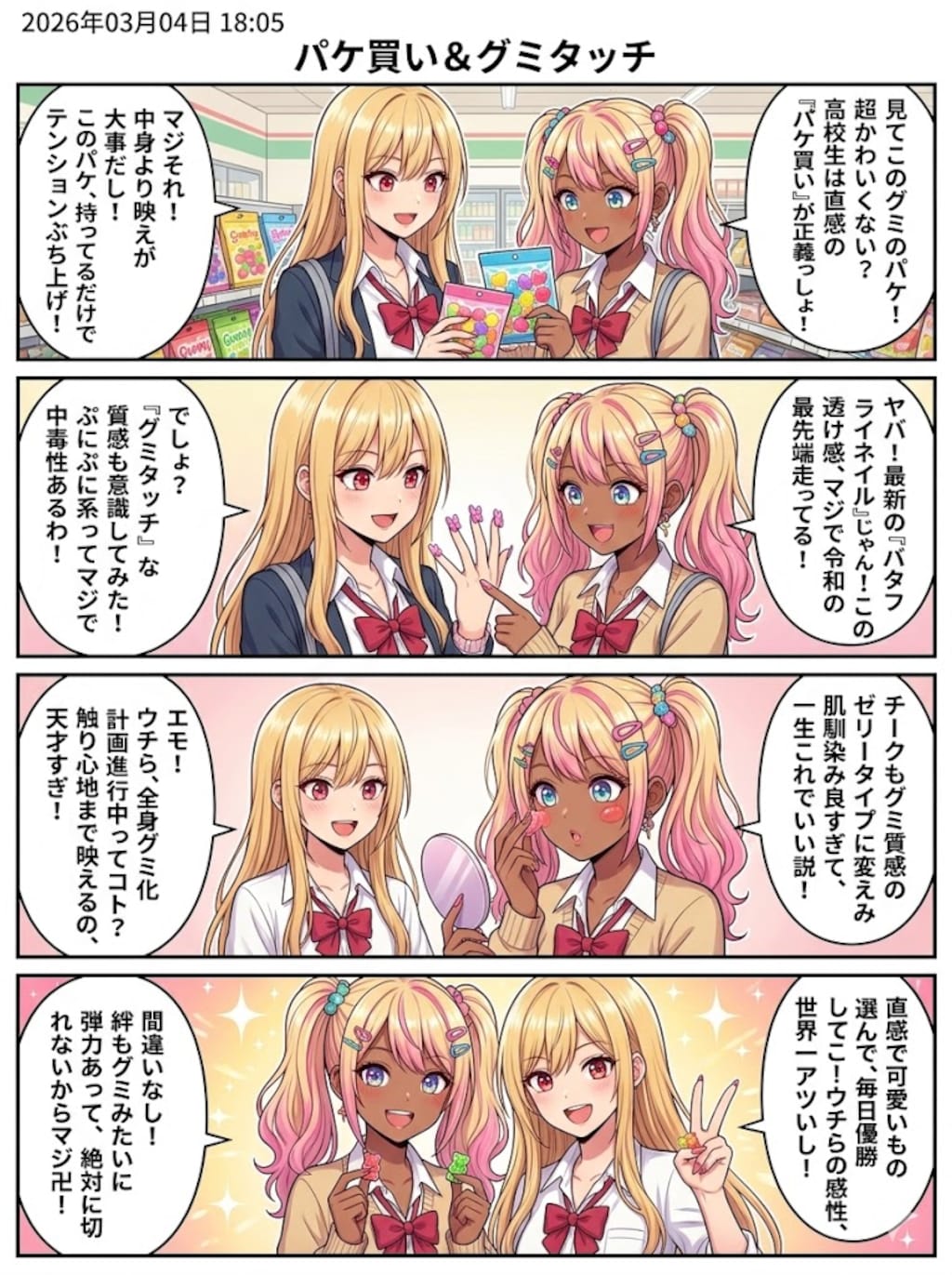 パケ買い＆グミタッチで優勝！