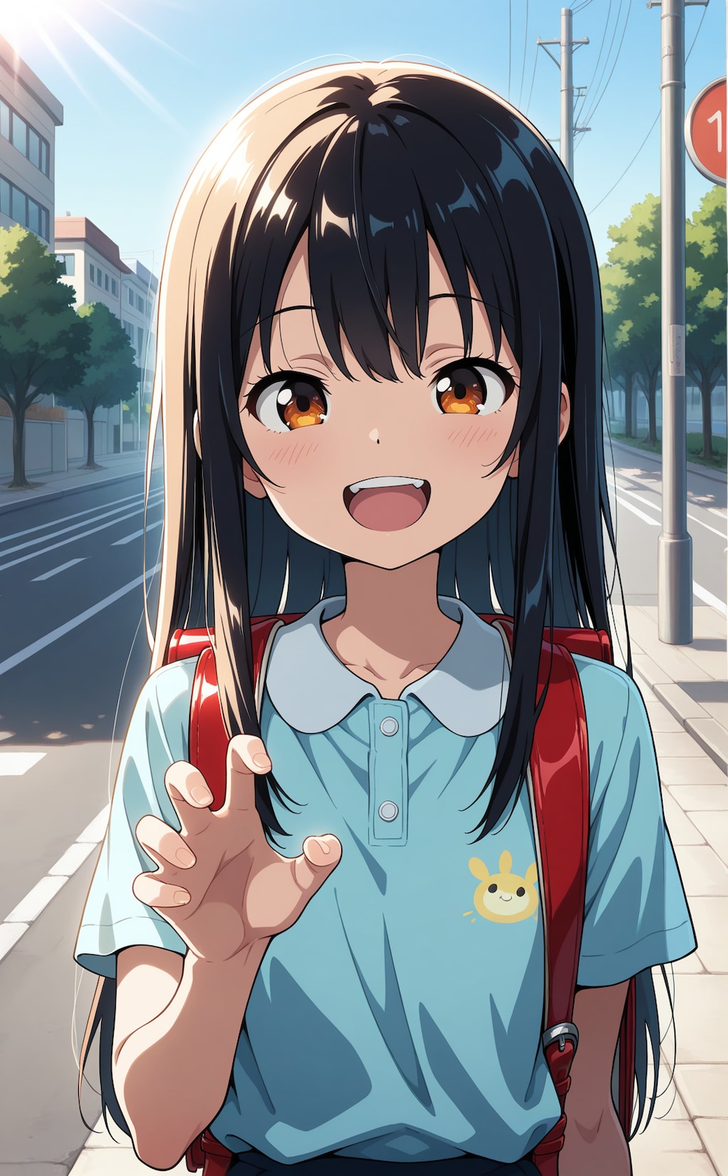 【FA】登校中の大星ふうちゃん