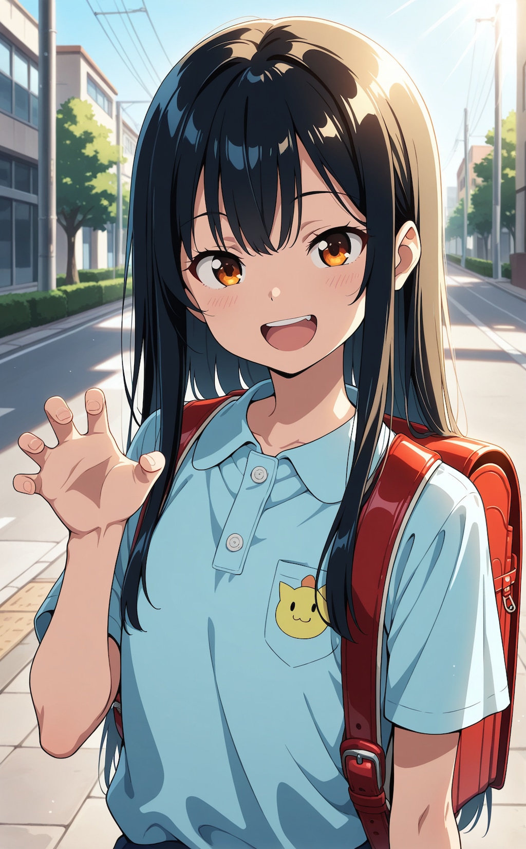 【FA】登校中の大星ふうちゃん