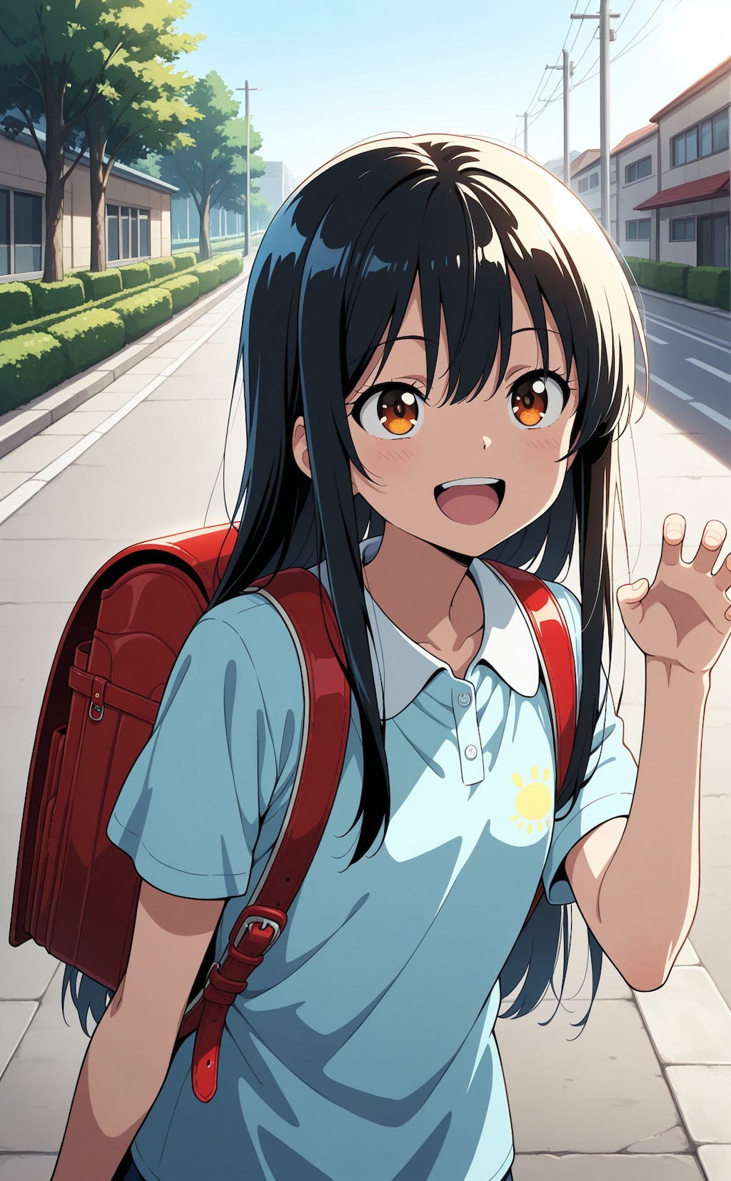 【FA】登校中の大星ふうちゃん