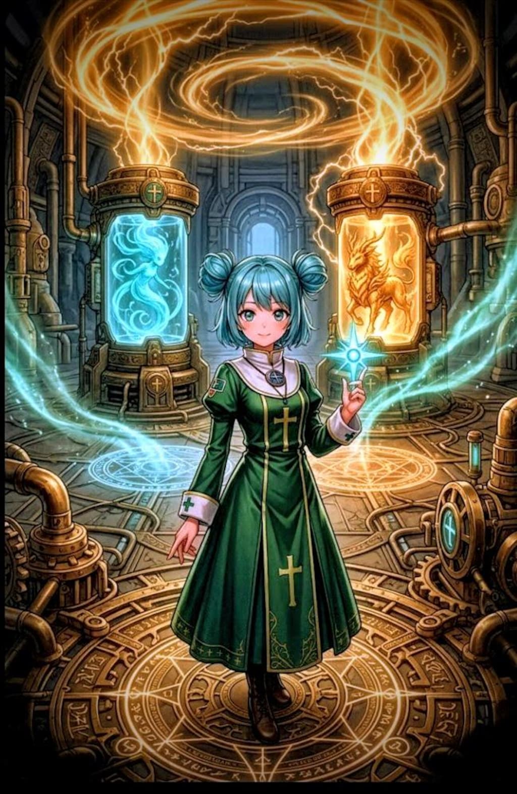 見習い緑魔導師と,聖なる融合実験