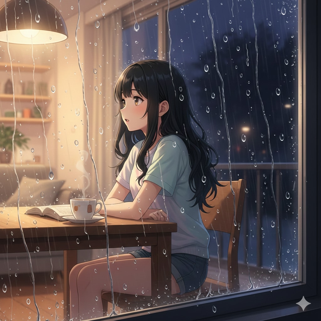 雨の夜 | の人気AIイラスト・グラビア