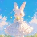 ふわふわの爽やかウサギ🐰 2枚目