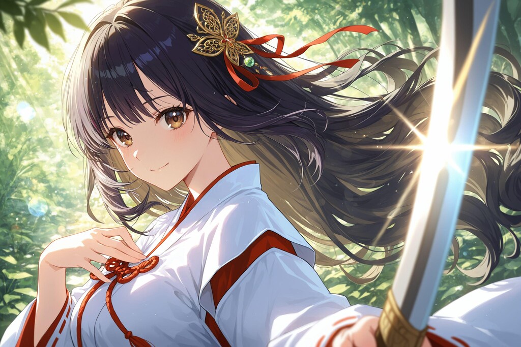 異世界神社の巫女さん