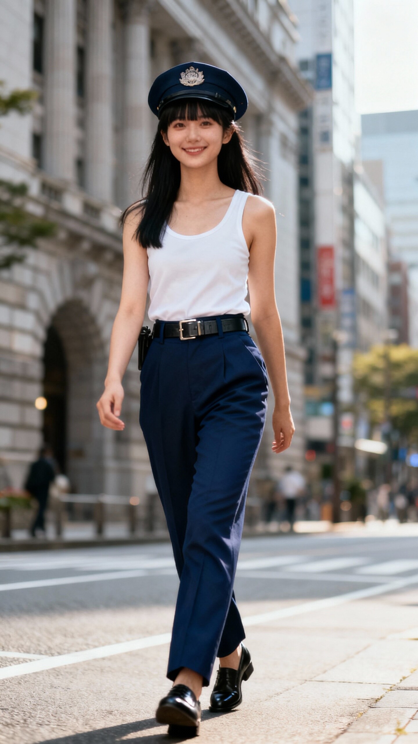 seedream実写特集　かっこかわいい婦警愛崎咲綺の日本橋パトロール