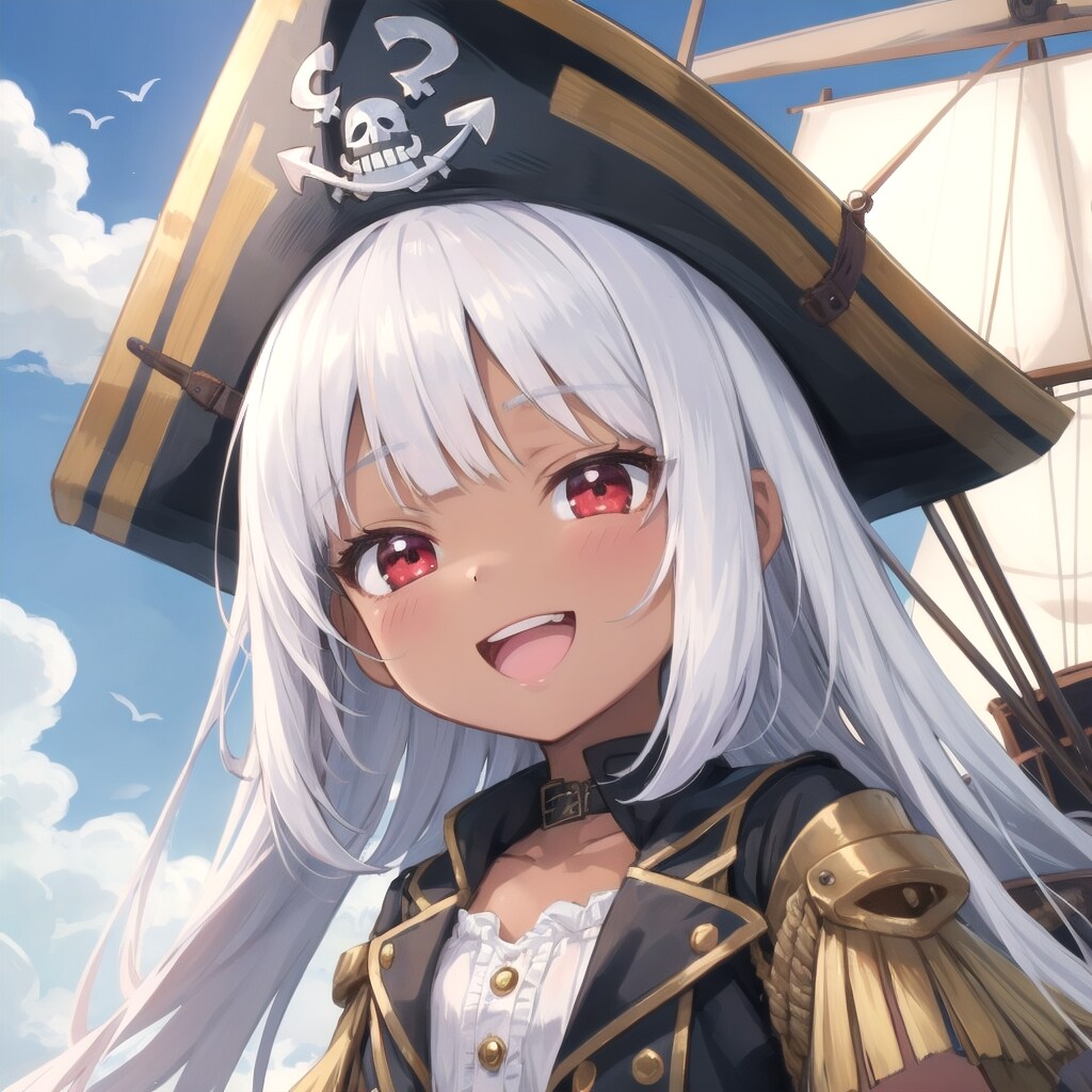 褐色海賊ちゃん | の人気AIイラスト・グラビア