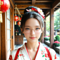 なしょさんからのリクエスト作品（眼鏡っ娘） 2枚目