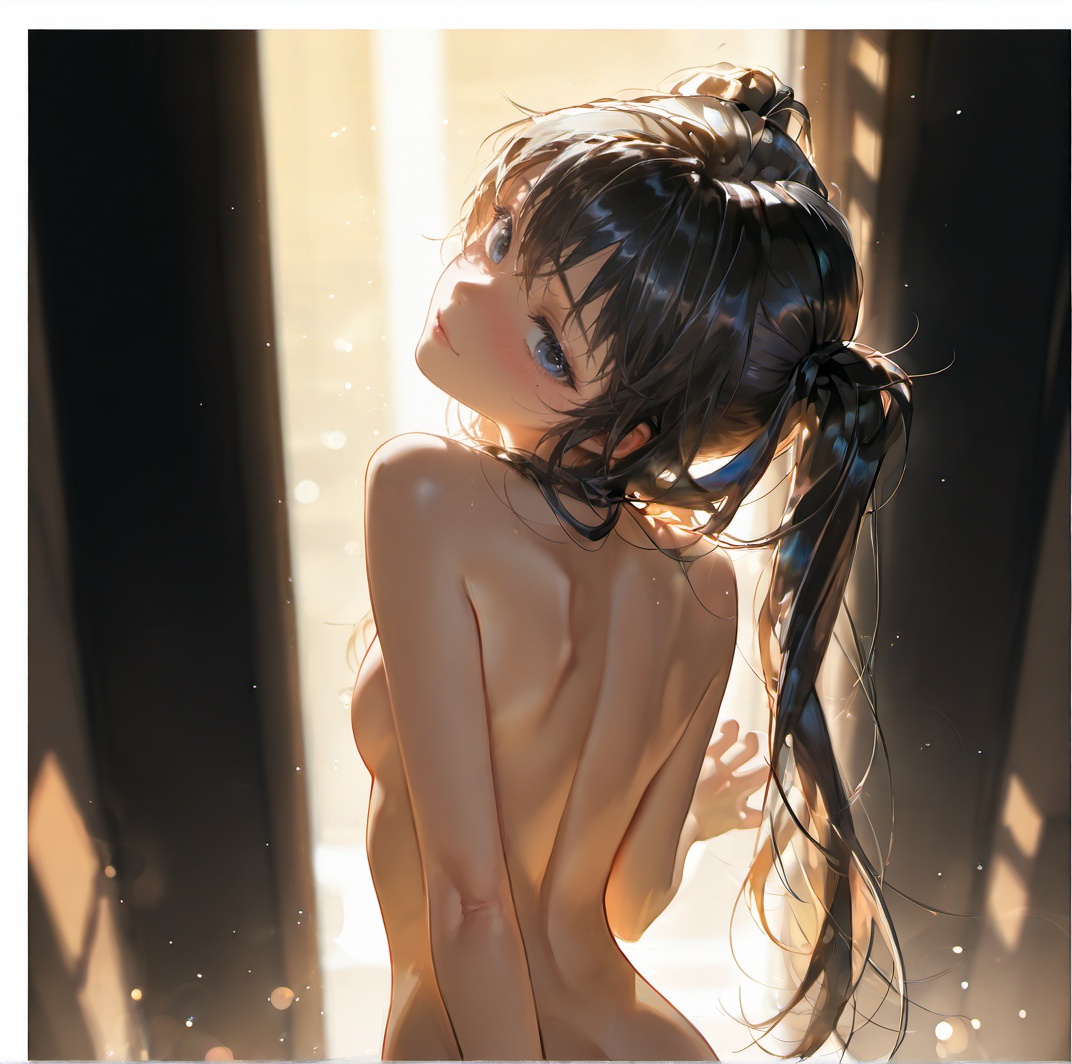 誘うポーズ