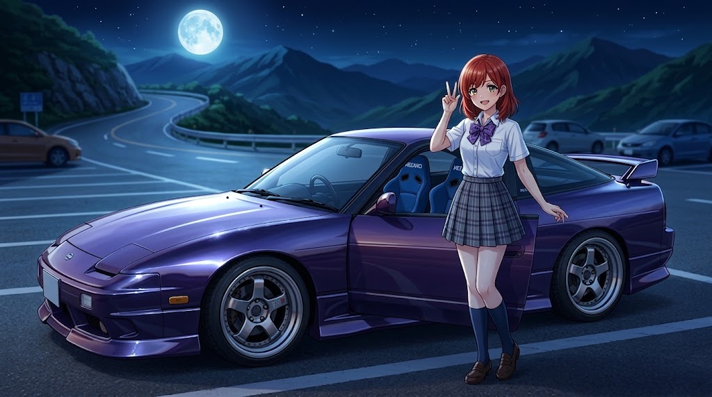 はっぴーピース✌️180sx レッドヘアちゃん | の人気AIイラスト・グラビア