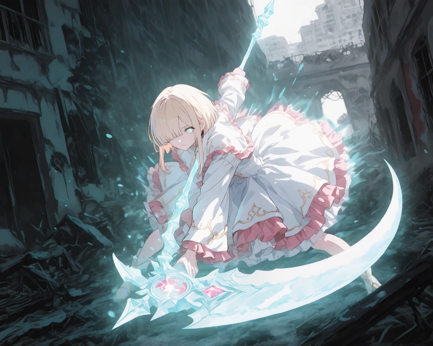 黒ゴス日本刀魔法少女に焦点当て過ぎたので | の人気AIイラスト・グラビア