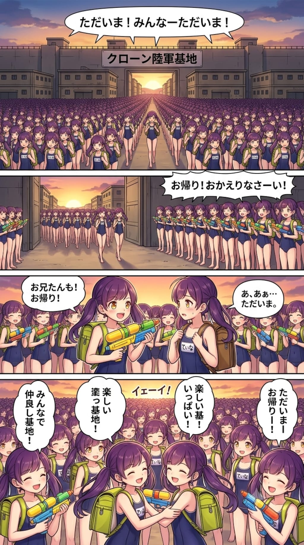 ティナちゃんになっちゃった司令官とティナちゃん達のウェブトゥーン#∞1