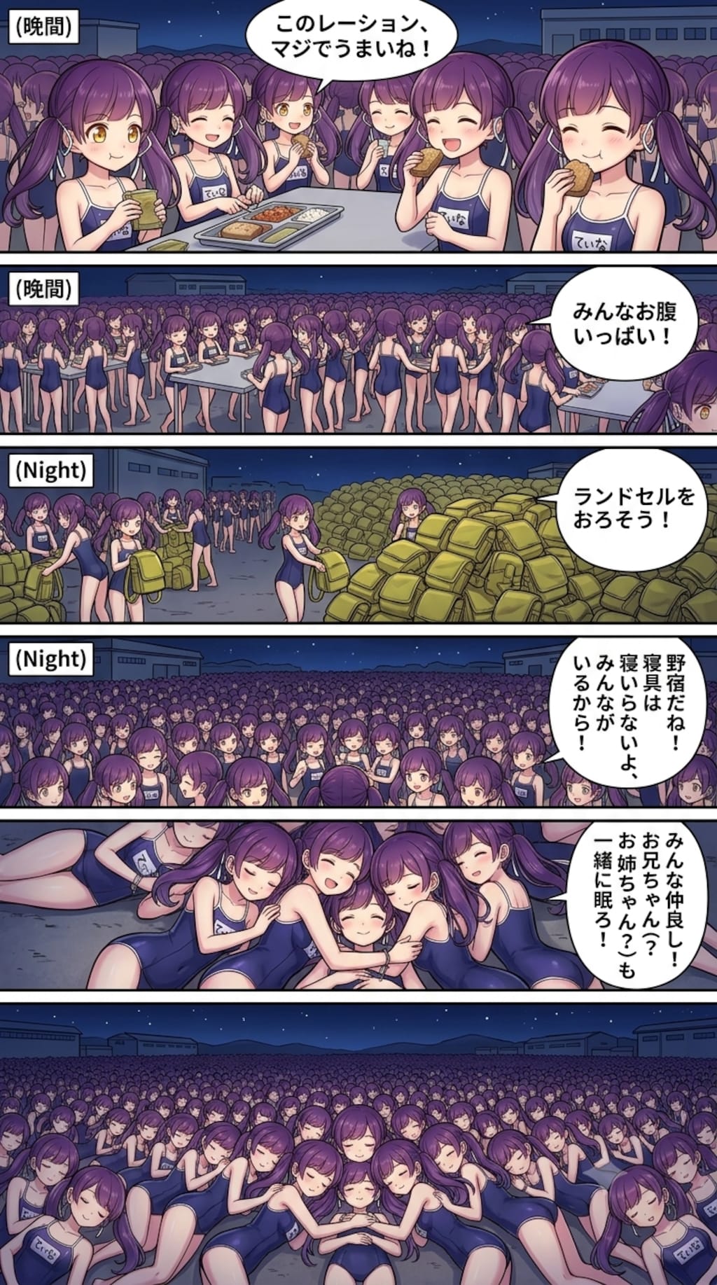ティナちゃんになっちゃった司令官とティナちゃん達のウェブトゥーン#∞1