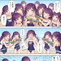 ティナちゃんになっちゃった司令官とティナちゃん達のウェブトゥーン#∞1 4枚目